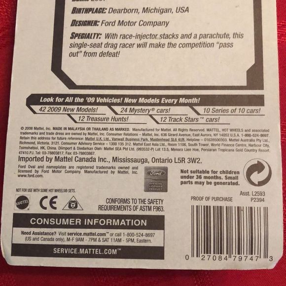 Hot Wheels 2008 Pass’n Gasser New in Package by Mattel - Picture 6 of 8